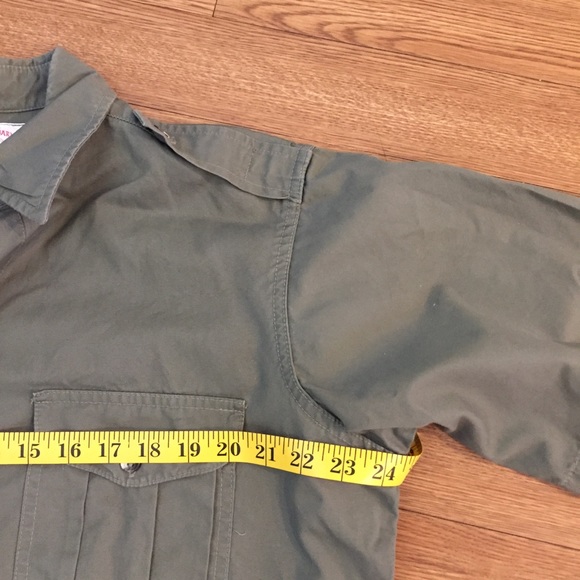 Vintage C.C. Filson Hunting Safari Shirt Sz 44 - Picture 5 of 8